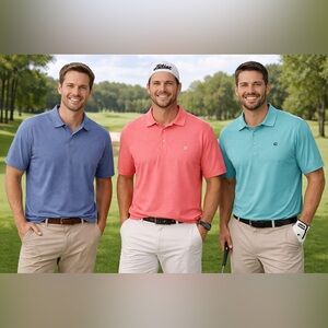 Men’s XL Polo Shirt Bundle • Banana Republic + U.S. Polo Assn. + Chaps